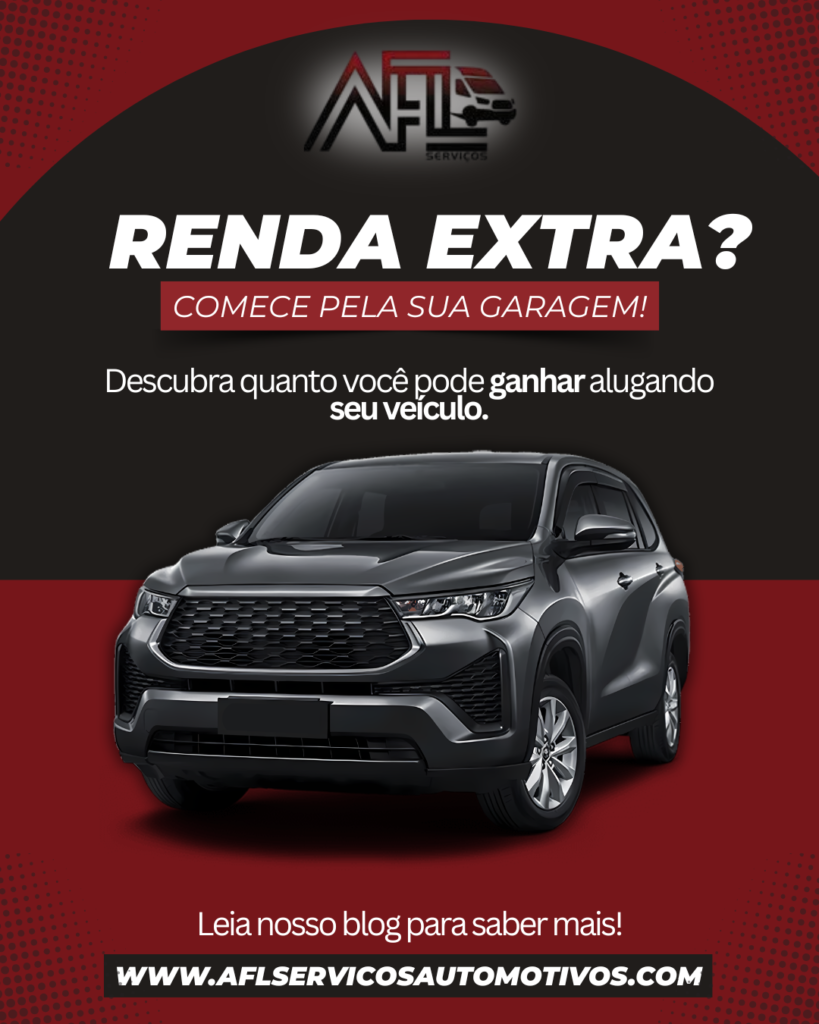 renda extra com carro alugado